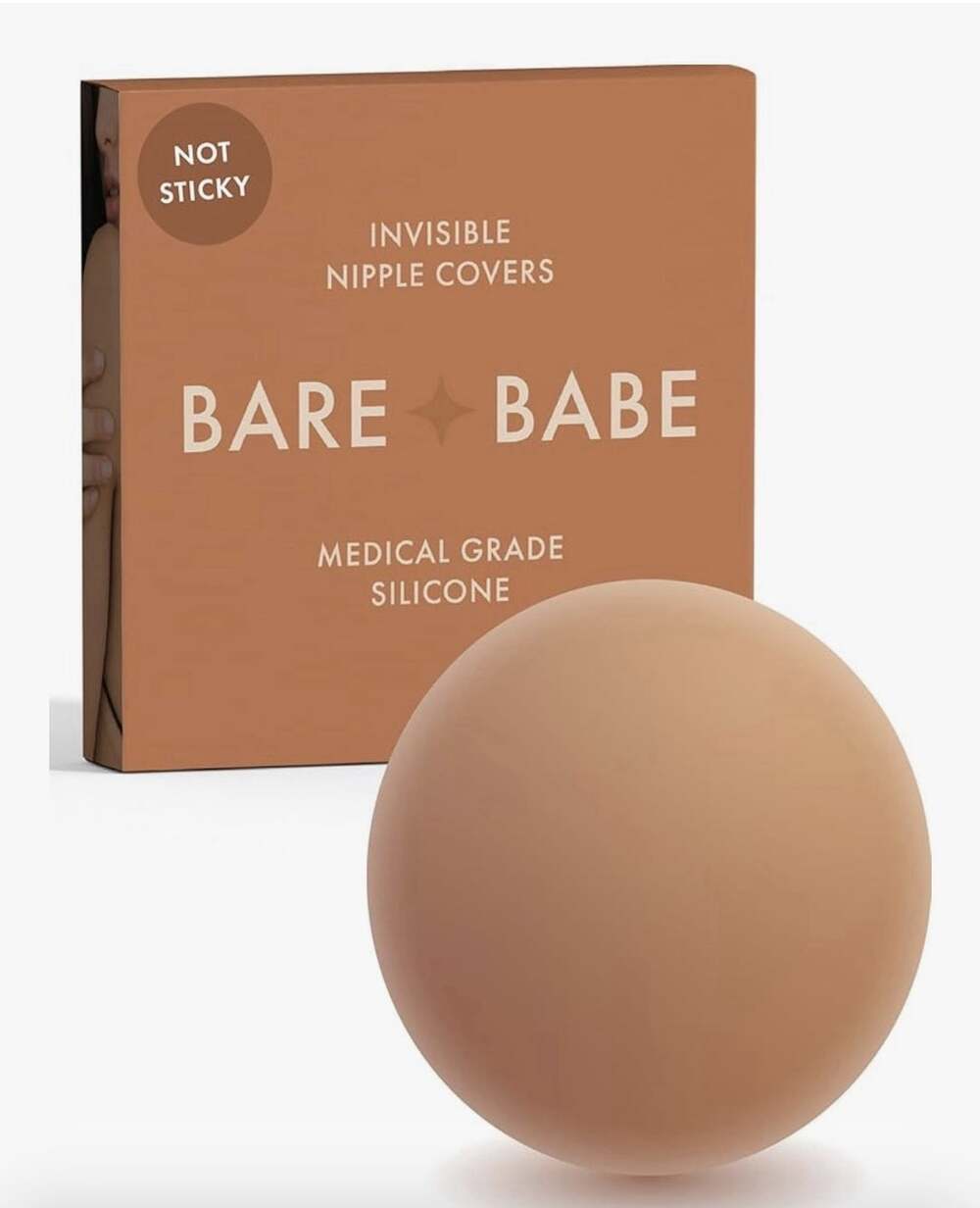 Bare Babe Silicone Non-Adhesive Nipple Covers For Women Reusable No Show